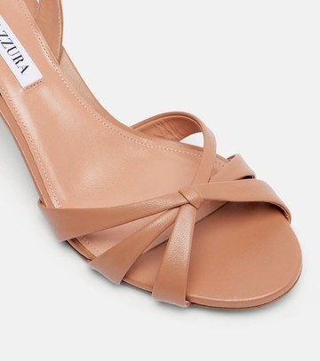 Aquazzura Tati 50 leather sandals