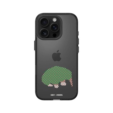 iPhone 16 Pro Clear (相機按鈕) 酷墨灰 - The Wildlife Collection 動物野境系列 - 長吻針鼴