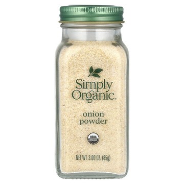 Simply Organic, 有機洋蔥粉，3.0盎司（85克）