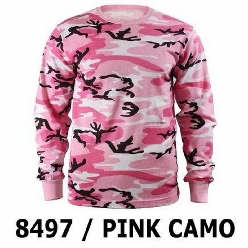 【スーパーセール】 ( ROTHCO ロスコ 迷彩 CAMO 4色展開 長袖Tシャツ カモフラ柄 ) メンズウェア