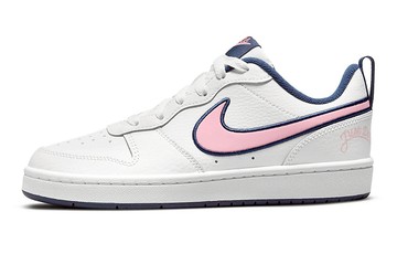 GS NIKE COURT BOROUGH LOW 2 SE1 WHITE BLUE PINK
