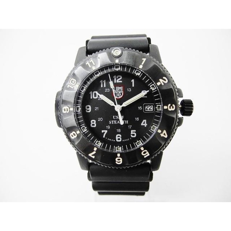 腕時計/ウォッチ》LUMINOX ルミノックス F-117 ナイトホーク 3400シリーズ ブラック メンズ腕時計【中古】 | LINEブランドカタログ