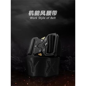 1017機能ALYX腰帶小眾個性百搭男女情侶同款休閑金屬鎖扣皮帶腰封