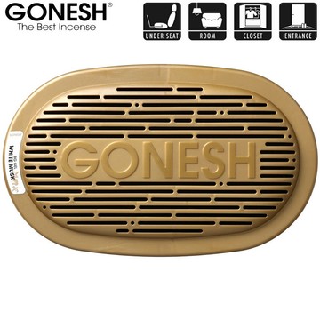 美國 GONESH WHITE MUSK BIG GEL MAX 白麝香 空氣芳香膠 精油芳香大碟 (270g)