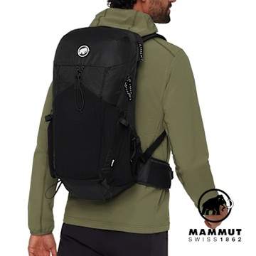 【Mammut 長毛象】Ducan 22 輕量健行後背包 22L 黑色 #2530-01220
