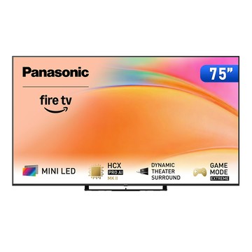 Panasonic 75型4K Mini LED 144Hz Fire TV聯網顯示器 無視訊盒 TV-75W95BGT