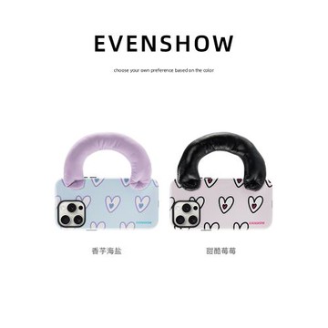 EVENSHOW2024新款超好看手提菲林手機殼適用于iPhone16promax13蘋果15plus14小眾高級感不撞款手拎腕帶保護套
