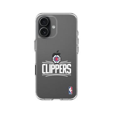 iPhone 17 Clear Case（相機按鈕） 透明 - NBA - Logo-洛杉磯快艇 L.A. Clippers - Light