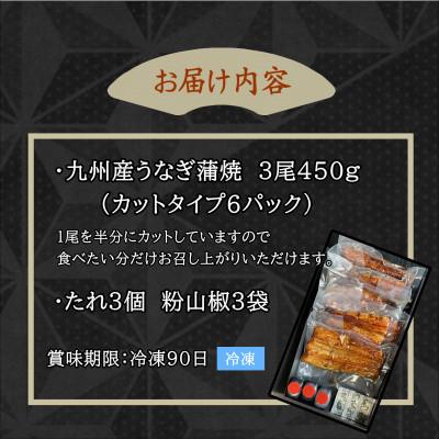 ふるさと納税 松浦市 天保年間創業　祖川真兵衛総本家　鶴屋の炭火焼　九州産うなぎ蒲焼3尾