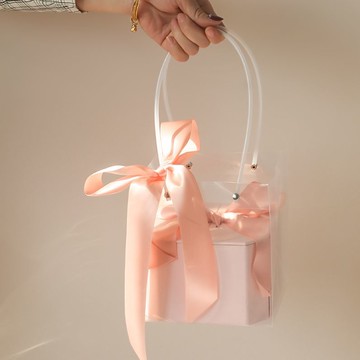 高級感禮物盒伴手禮女伴娘禮盒空口紅一支裝七夕包裝盒化妝品空盒