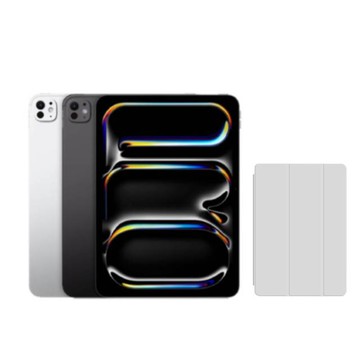 2024 Apple iPad Pro 11吋 256G WiFi+三折休眠防摔殼+高透光滿版保護貼