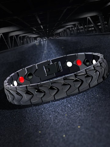 鈦鋼愛心男士手鏈韓版個性潮手飾手鐲ins小眾設計首飾品單身簡約