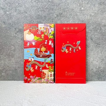 汪喵香港遊系列 - 利是 / 紅包 / Lordpet Studio/ 一帆風順 10個