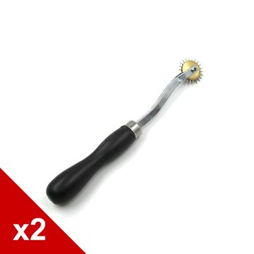 糊塗鞋匠 優質鞋材 N240 4mm皮革間距輪 2支