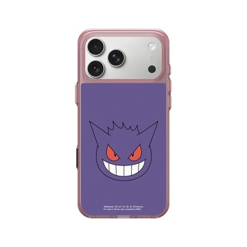 iPhone 17 Pro Max Clear (相機按鈕) 晶醺玫 - 寶可夢 Pokemon - 大臉系列-耿鬼