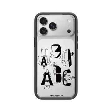 iPhone 17 Pro Max Mod NX -邊框背蓋組合 (相機按鈕) 黑 - MUG CUP GUY - ABCD