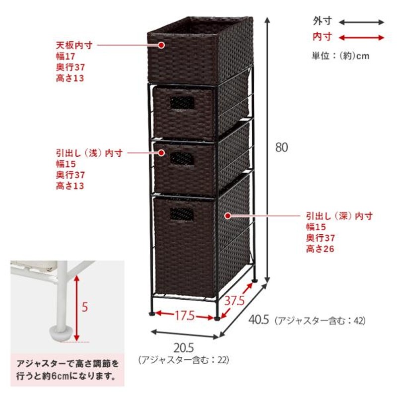 ランドリーラック 3段 洗濯機ラック おしゃれ スリム diy 引き出し付き