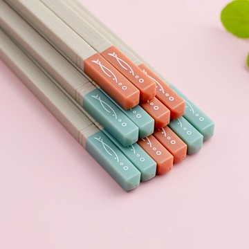 筷子合金筷個性防滑日式筷子家用可愛防滑防霉耐熱酒店專筷快子