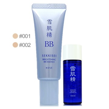 KOSE 雪肌精水感BB裸妝蜜30g+保養品30ml-隨機出貨(正統公司貨)