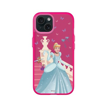 iPhone 15 Clear 粉漾桃 - 迪士尼-公主系列 Disney Princess - 迪士尼公主 - 灰姑娘