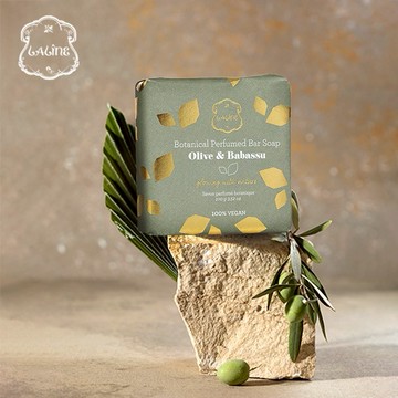 {送禮首選}【Laline】橄欖&巴巴蘇 植物香氛皂 100g｜溫和潔淨 ｜感謝有禮｜溫和的沐浴時光｜100%Vegan
