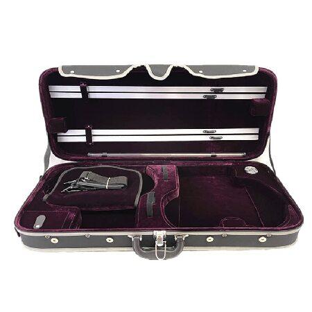 DVC-950RD Pro Wooden Double Violin Case
