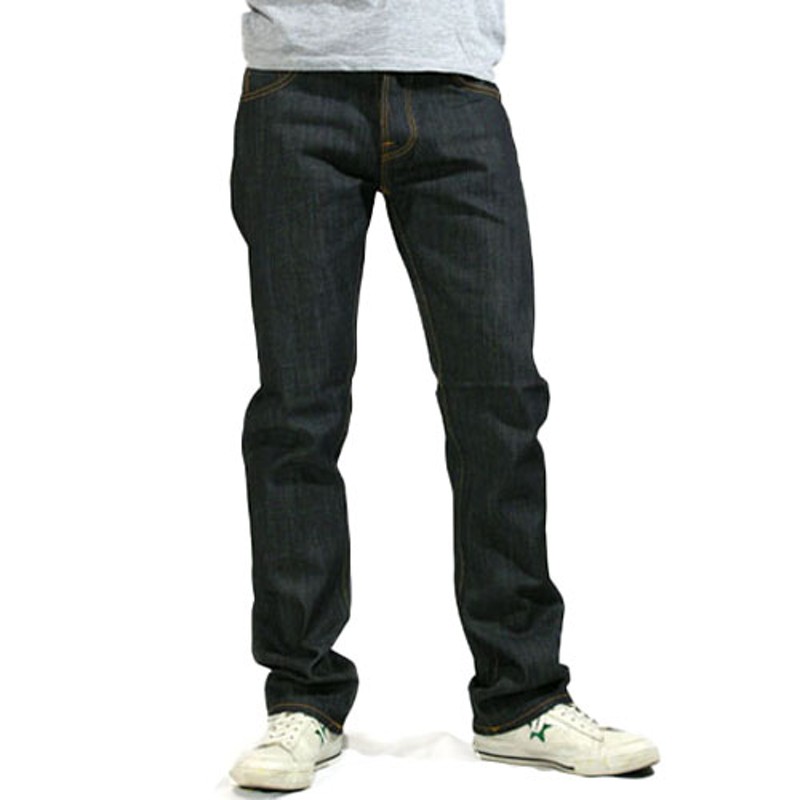 ヌーディージーンズ Nudie Jeans Easy Emil Straight Leg Dry Navy