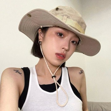 免運🌞韓版男女春夏遮陽帽子戶外大檐漁夫帽日系防曬釣魚帽休閒遮陽帽潮登山帽 帽子 漁夫帽 防曬帽 遮陽帽 抗uv帽 透氣