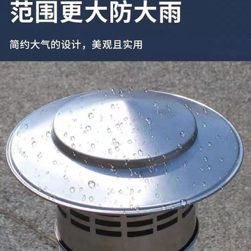 爆款🌟臺灣出貨🌟304不鏽鋼煙囪煙囪帽屋頂排煙煙囪煙道防雨防鳥出風口室外菸筒蓋