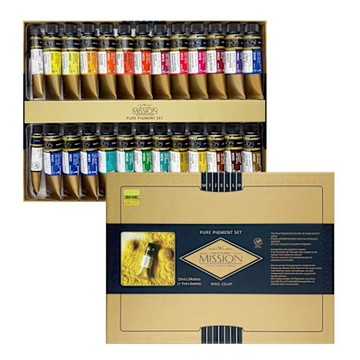 【Mission】金級 純色 水彩 15ml  24+2色 / 組 MWC-1524P