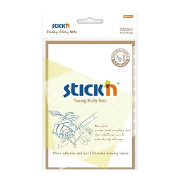 【N次貼】66548 描圖便條本 150x101mm  30張/本 - 透明描圖紙-66548