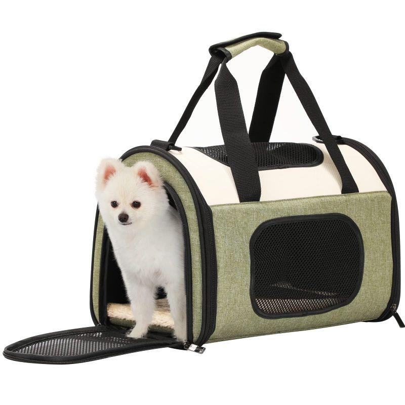 Petsfit 猫 持ち運び キャリー キャリーバッグ 中小型犬 軽量