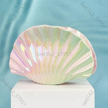 【臺灣有貨 可開票】夏季漸變色海洋生物貝殼新款髮夾飾品度假風大氣時尚盤發抓夾