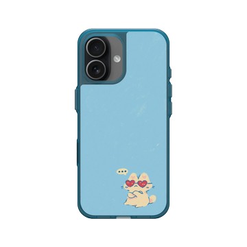 iPhone 17 Clear (相機按鈕) 夜幕藍 - Jazlynn - 酷貓咪