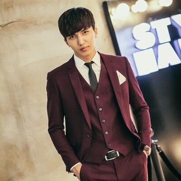 西裝外套西服套裝(三件套)-加厚奢華絨面設計正式場合男裝2色73hc103【獨家進口】【米蘭精品】