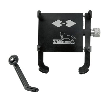 【焊馬TW】H5603 鋁合金 機車360°可調 手機架(3.5-6.8吋適用 快取快放 穩固防抖)