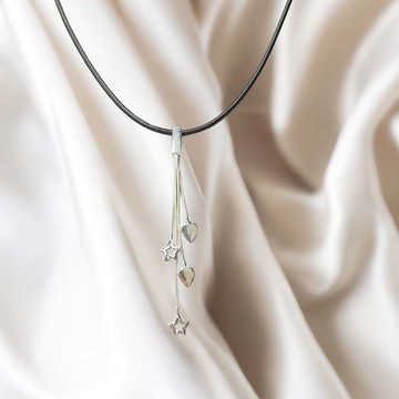 MODACore 摩達客 - 星心流蘇吊墜皮繩項鍊 (F SIZE)