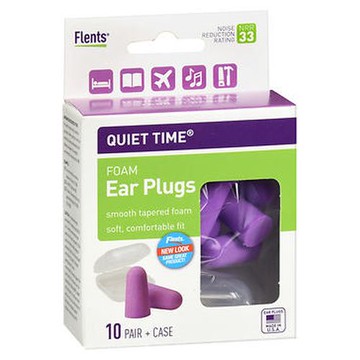 Flents Quiet Time Foam Ear Plugs 10 Each by Flents