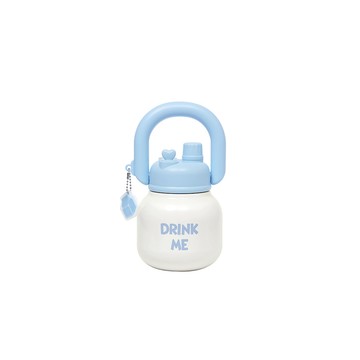 Arlink 多拿滋系列 壺鈴造型隨行保溫杯 650ml(玫瑰銀霧/冰藍雪霧)