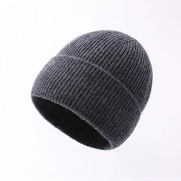 【米蘭精品】現貨+預購 頂級羊毛帽針織帽秋冬季加絨厚磅保暖帽冷帽休閒配件-百搭純色加厚男女帽子74mi102