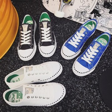 帆布鞋情侶休閒鞋-街頭時尚清新百搭男女鞋子6色73no19【獨家進口】【米蘭精品】