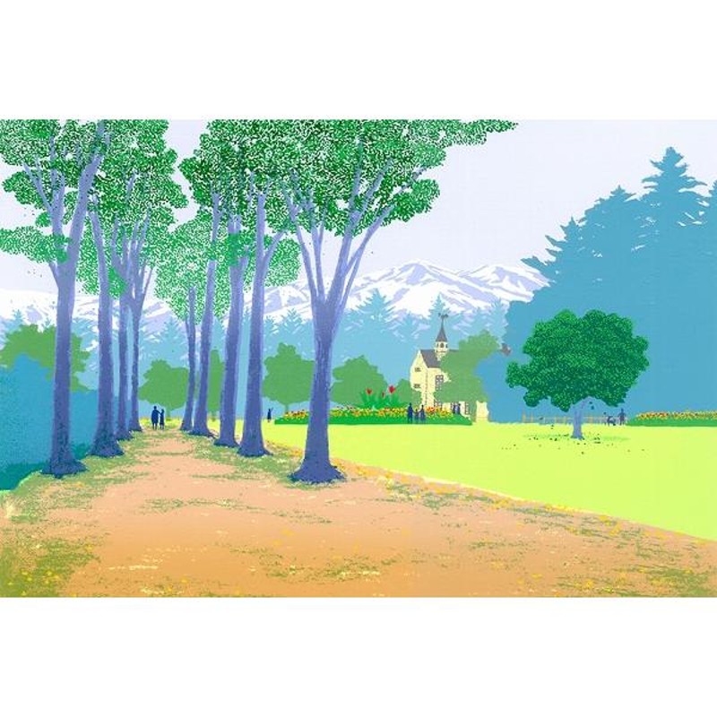 吉岡浩太郎　シルクスクリーン「パンジー」 Amazon.co.jp: 絵画 版画 吉岡 浩太郎/シルクスクリーン刷り