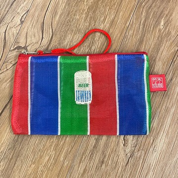 啤酒刺繡茄芷收納袋