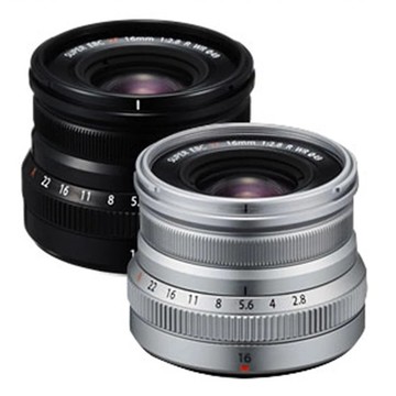 FUJIFILM 富士 XF 16mm F2.8 R WR 定焦鏡頭 ( 銀 / 黑）公司貨