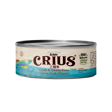 CRIUS 無穀三種魚無膠主食餐罐