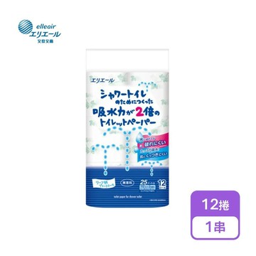 【日本大王】 溫水洗淨便座專用衛生紙12捲入(無味)