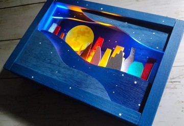 磷光滿月微微照亮Moom