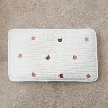 dot to dot 嬰幼兒柔軟涼感枕頭  兔子熊 多色  25 x 45 cm