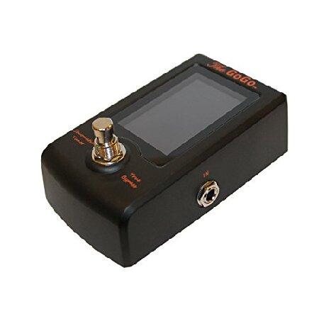 GoGo Tuners Chromatic Pedal Tuner with ChromaCast Accessories, Black