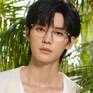 浪特夢 LA-82219 不鏽鋼眉型框眼鏡 - 周翊然代言
